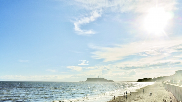 鎌倉　海　海岸　ビーチ